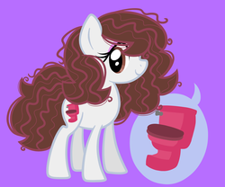 Size: 2400x2000 | Tagged: safe, artist:looji, oc, oc only, oc:loo, but why, cutie mark, solo, toilet