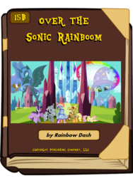 Size: 600x800 | Tagged: safe, rainbow dash, g4, book cover meme, exploitable meme, meme, sonic rainboom, the wizard of oz