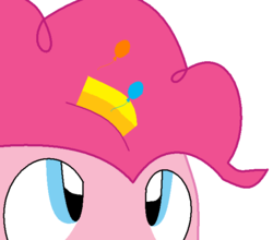 Size: 617x544 | Tagged: safe, artist:gypsypinkie, pinkie pie, g4, balloon, close-up, female, hair, solo