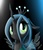 Size: 717x833 | Tagged: safe, artist:zigword, queen chrysalis, changeling, changeling queen, g4, :3, crown, cute, cutealis, female, jewelry, portrait, regalia, solo, younger