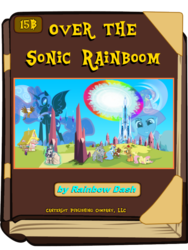 Size: 600x800 | Tagged: safe, rainbow dash, g4, book, book cover, book cover meme, exploitable meme, meme, sonic rainboom, the wizard of oz