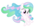 Size: 1200x966 | Tagged: safe, artist:olegsavoskin, princess celestia, pony, g4, cewestia, cute, cutelestia, female, filly, magic, simple background, solo, transparent background, vector, younger