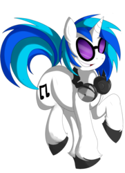 Size: 845x1170 | Tagged: dead source, safe, artist:letirary, dj pon-3, vinyl scratch, g4, female, headphones, simple background, solo, transparent background, unshorn fetlocks