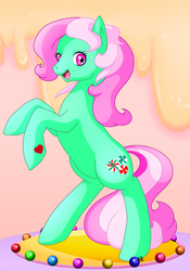 Size: 700x1000 | Tagged: safe, artist:togekisser, minty, g3, female, solo