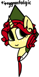 Size: 301x590 | Tagged: safe, artist:tipsygnostolgic, oc, oc only, unnamed oc, pony, unicorn, solo