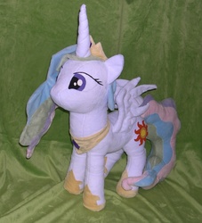 Size: 1200x1319 | Tagged: safe, artist:bladespark, princess celestia, g4, irl, photo, plushie, solo