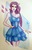 Size: 1237x1920 | Tagged: safe, artist:grimmlig, rarity, equestria girls, g4, my little pony equestria girls, clothes, dress, traditional art