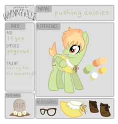 Size: 795x836 | Tagged: safe, artist:ivyhaze, oc, oc only, oc:pushing daisies, solo