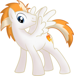 Size: 487x500 | Tagged: safe, artist:thunderwing, fire streak, pegasus, pony, g4, male, simple background, solo, stallion, transparent background