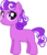 Size: 1941x2253 | Tagged: safe, artist:ludiculouspegasus, screwball, g4, blank flank, female, filly, headcanon, purple swirl, simple background, solo, transparent background, vector