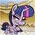 Size: 720x720 | Tagged: safe, artist:elerq, twilight sparkle, g4, female, solo