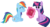 Size: 1024x546 | Tagged: safe, artist:ulyssesgrant, daring do, rainbow dash, twilight sparkle, g4, .svg available, book, cute, magic, simple background, smiling, telekinesis, transparent background, vector