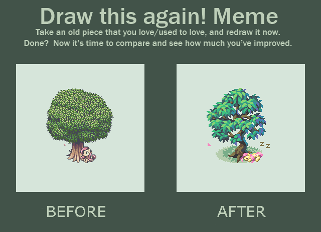 Tips to Draw Trees - PIXEL ART 