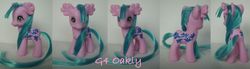 Size: 1200x332 | Tagged: safe, artist:berrymouse, oakly, moose, g1, g4, brushable, customized toy, g1 to g4, generation leap, irl, photo, pony friends, toy