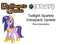 Size: 1024x768 | Tagged: safe, twilight sparkle, g4, baldur's gate, crowdsourcing, icewind dale, text