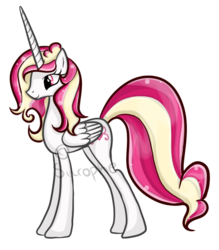 Size: 700x800 | Tagged: safe, artist:sitrophe, oc, oc only, alicorn, pony, alicorn oc, female, mare, solo