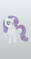 Size: 653x1222 | Tagged: safe, artist:kryptonpony, rarity, g4, female, ios7, iphone, solo, wallpaper