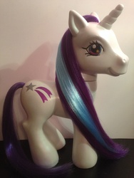 Size: 2448x3264 | Tagged: safe, artist:djvanisher, glory, g1, g3, customized toy, g1 to g3, generation leap, irl, photo, toy