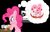 Size: 1117x715 | Tagged: safe, artist:psychroculus, pinkie pie, g4, bench table, cake, crossover, egg, flour, frustrated, irritated, milk, minecraft, wheat