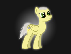 Size: 3270x2481 | Tagged: safe, artist:athos01, oc, oc only, oc:punk cloud, pegasus, pony, black background, female, mare, shaved mane, simple background, solo