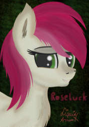 Size: 685x966 | Tagged: safe, artist:liquidarrow-x, roseluck, g4, female, portrait, solo