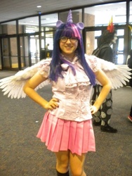 Size: 720x960 | Tagged: safe, twilight sparkle, human, g4, convention, cosplay, irl, irl human, photo, tigercon, twilight sparkle (alicorn)
