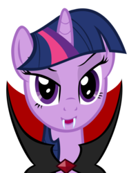 Size: 800x1000 | Tagged: safe, twilight sparkle, vampire, g4, female, halloween, solo