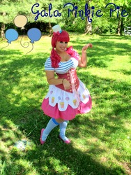 Size: 1980x2640 | Tagged: safe, artist:bewitchedraven, pinkie pie, human, g4, cosplay, flats, irl, irl human, photo, solo