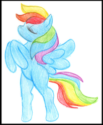 Size: 900x1099 | Tagged: safe, artist:asikku, rainbow dash, g4, female, solo