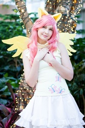 Size: 680x1020 | Tagged: safe, artist:neoangelwink, fluttershy, human, g4, cosplay, irl, irl human, photo, solo