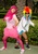 Size: 3264x4609 | Tagged: safe, pinkie pie, rainbow dash, human, g4, cosplay, irl, irl human, photo