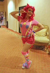 Size: 2302x3394 | Tagged: safe, pinkie pie, human, g4, cosplay, irl, irl human, photo, solo