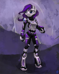 Size: 1578x1971 | Tagged: safe, artist:244705, rarity, anthro, g4, armor, female, solo