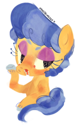 Size: 457x744 | Tagged: safe, artist:tweissie, sapphire shores, g4, female, hooves, simple background, solo, transparent background