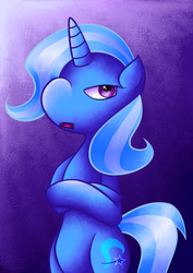 Size: 2149x3035 | Tagged: safe, artist:wendy-the-creeper, trixie, pony, g4, bipedal, female, solo