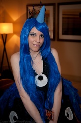 Size: 2848x4288 | Tagged: safe, princess luna, human, g4, cosplay, irl, irl human, photo, solo