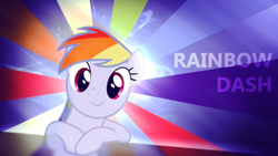 Size: 2840x1598 | Tagged: safe, artist:p3r0, rainbow dash, g4, female, solo, wallpaper