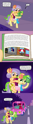 Size: 640x2400 | Tagged: safe, artist:ficficponyfic, chickadee, ms. peachbottom, oc, cyoa:peachbottom's quest, g4, cyoa, jezzie belle, tumblr