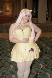 Size: 2848x4288 | Tagged: safe, fluttershy, human, g4, cosplay, curvy, irl, irl human, photo, solo