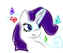 Size: 19531x16406 | Tagged: safe, artist:spiritdustofficial, rarity, pony, unicorn, g4, absurd resolution, female, gem, horn, solo