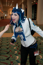 Size: 2848x4288 | Tagged: safe, dj pon-3, vinyl scratch, human, g4, cosplay, irl, irl human, photo