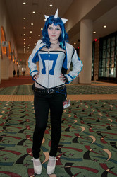 Size: 2848x4288 | Tagged: safe, dj pon-3, vinyl scratch, human, g4, cosplay, irl, irl human, photo, solo