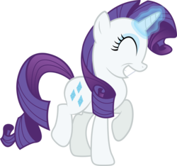 Size: 6627x6201 | Tagged: safe, artist:quanno3, rarity, g4, absurd resolution, cute, eyes closed, female, magic, raribetes, simple background, solo, transparent background, vector