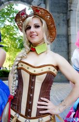 Size: 1336x2048 | Tagged: safe, artist:rose0fmay, applejack, human, g4, cosplay, irl, irl human, photo, solo