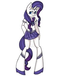 Size: 800x1000 | Tagged: dead source, safe, artist:key-of-kira, rarity, pony, semi-anthro, g4, bipedal, clothes, deviantart watermark, female, obtrusive watermark, sailor moon (series), solo, watermark