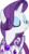 Size: 273x500 | Tagged: safe, artist:amberponypower, princess platinum, rarity, g4, female, solo