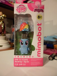 Size: 3456x4608 | Tagged: safe, rainbow dash, g4, gilgamesh, merchandise, mimobot, package, packaging, usb