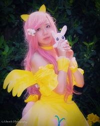 Size: 1280x1600 | Tagged: safe, fluttershy, human, g4, cosplay, irl, irl human, photo, solo