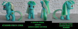 Size: 1914x714 | Tagged: safe, artist:janiceghosthunter, lyra heartstrings, g4, brushable, customized toy, irl, photo, toy, younger