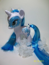 Size: 2604x3472 | Tagged: safe, artist:luckylittleclover, oc, oc only, crown, customized toy, irl, photo, toy
